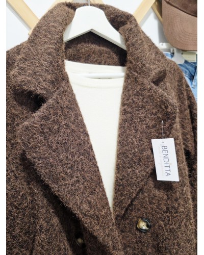 Chaquetón Doble Botonadura / Marrón