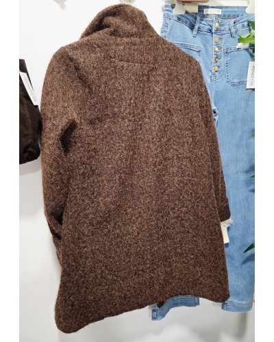 Chaquetón Doble Botonadura / Marrón