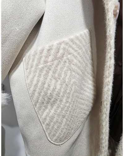 Abrigo Reversible Espiga / Puños