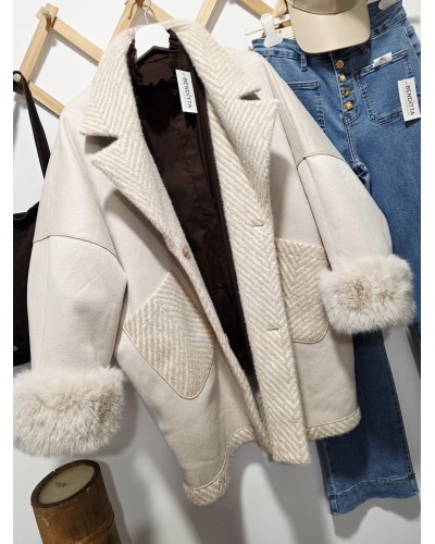 Abrigo Reversible Espiga / Puños