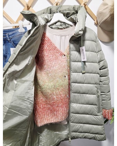 Anorak Acolchado Verde Pastel