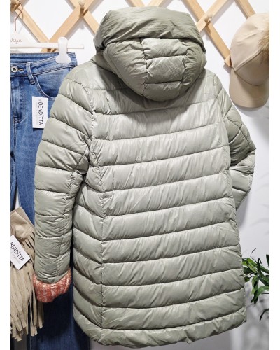 Anorak Acolchado Verde Pastel