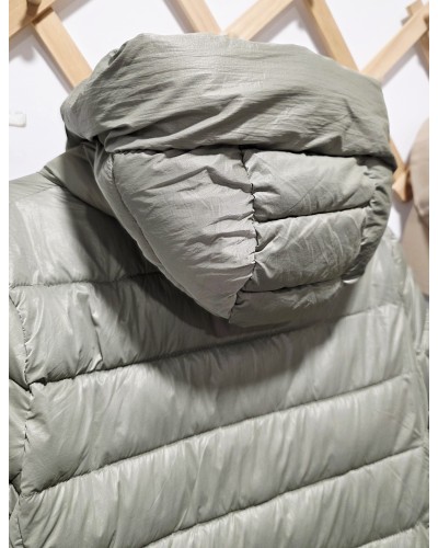 Anorak Acolchado Verde Pastel