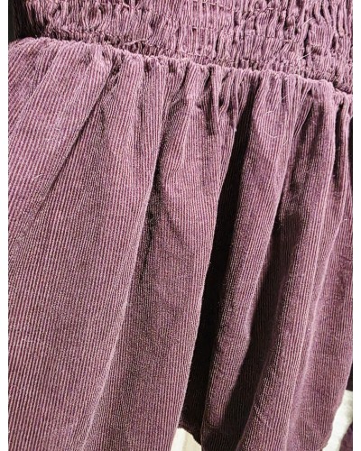 Blusa Micropana / Fruncida Borgoña