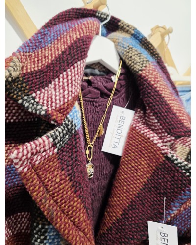 Chaquetón Corto Lana / Burdeos