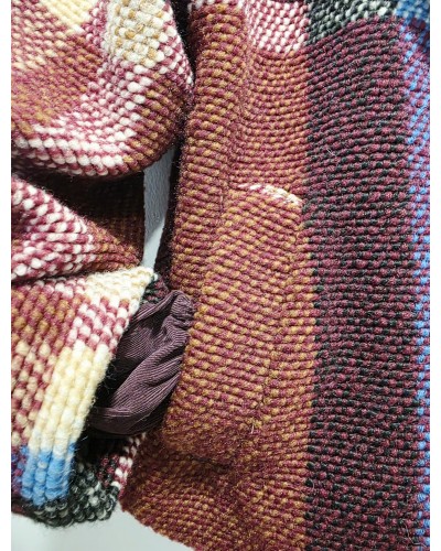 Chaquetón Corto Lana / Burdeos