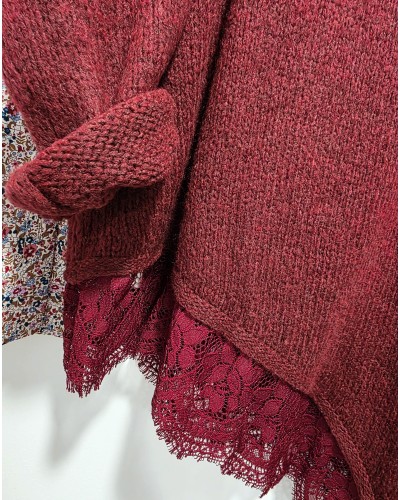 Maxi Jersey Puntilla Granate