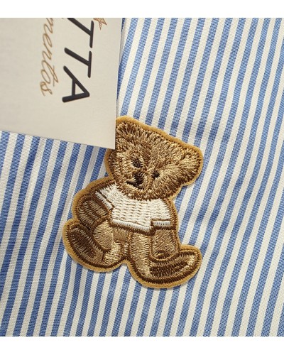 Camisa Mil Rayas / Oso Bordado