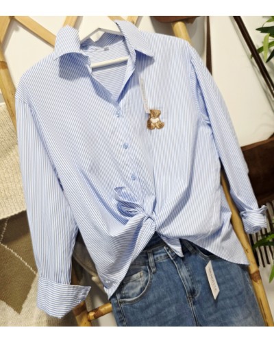 Camisa Mil Rayas / Oso Bordado