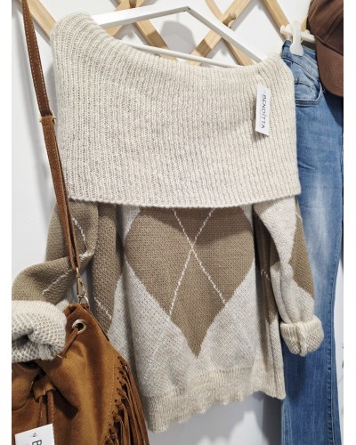 Jersey Bardot Rombos