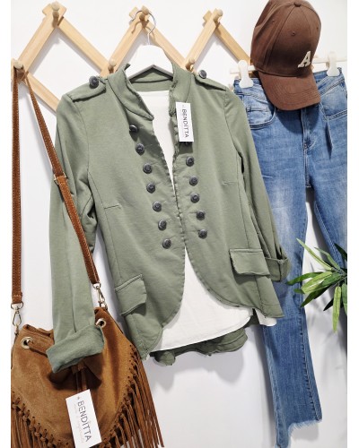 Chaqueta Militar Verde