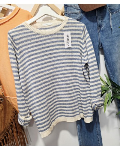 Jersey Punto / Marinero Azul