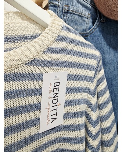 Jersey Punto / Marinero Azul