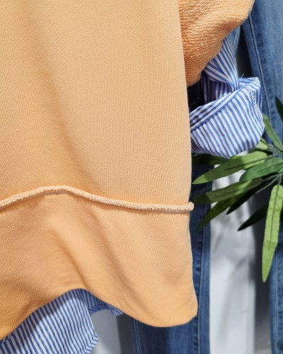 Sudadera Ti Amo Naranja