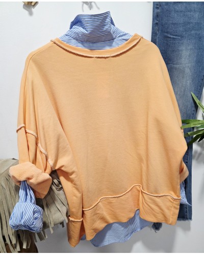 Sudadera Ti Amo Naranja