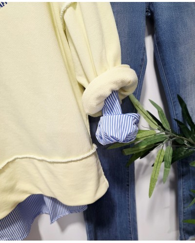 Sudadera Ti Amo Amarillo