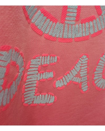 Sudadera Oversize / Peace Rosa