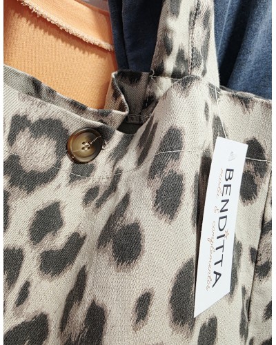 Maxi Shopper Tela / Animal Print