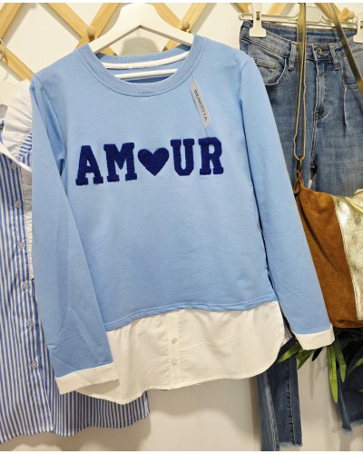 Sudadera Bajo Camisa / Amour