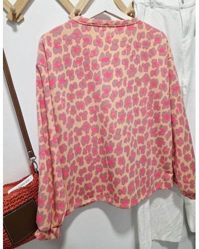 Sudadera Leo / Franjas Naranja