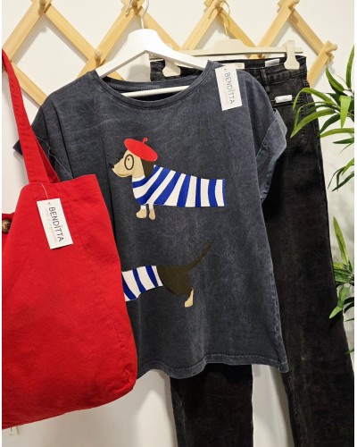 Camiseta Teckel París