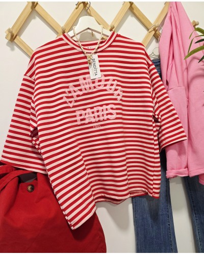 Sudadera Rayas / L'Amour Rojo