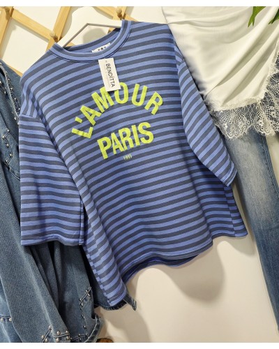 Sudadera Rayas / L'Amour Azul