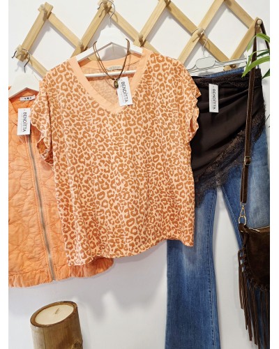 Camiseta Leo / Naranja