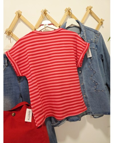 Camiseta Teckel / París Rojo