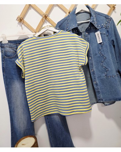 Camiseta Teckel / París Amarillo