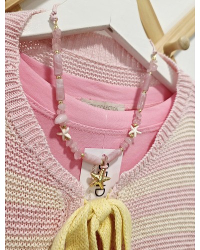 Collar Estrella Rosa