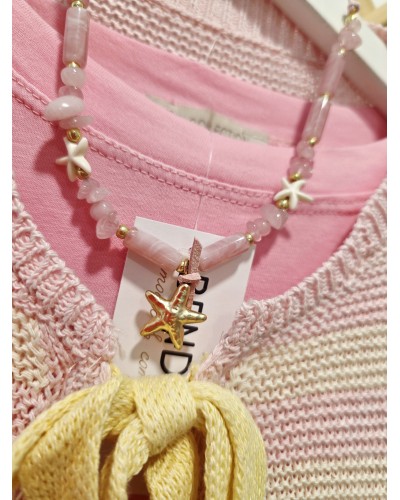 Collar Estrella Rosa