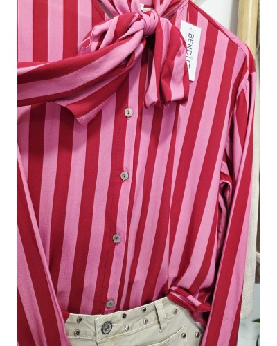 Blusa Lazo / Rayas Rojo