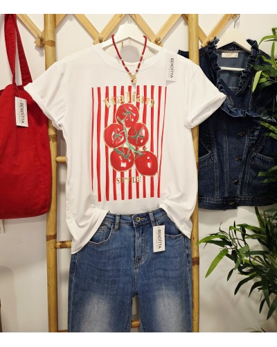 Camiseta Tomates / Italian Rojo