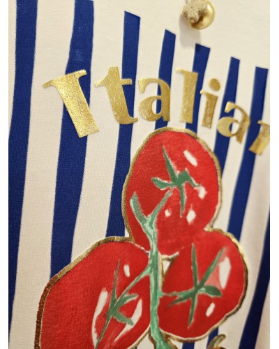 Camiseta Tomates / Italian Azul