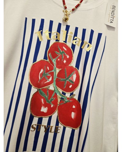 Camiseta Tomates / Italian Azul
