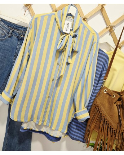 Blusa Lazo / Rayas Amarillo
