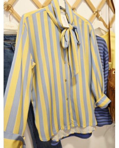 Blusa Lazo / Rayas Amarillo