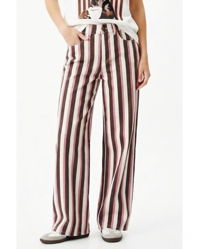 Jeans Rayas Rosa / Marrón