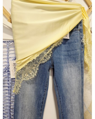 Pañuelo Lencero / Puntilla Amarillo