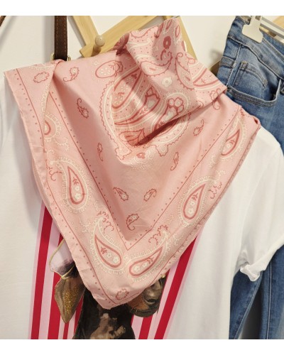 Pañuelo Bandana Rosa