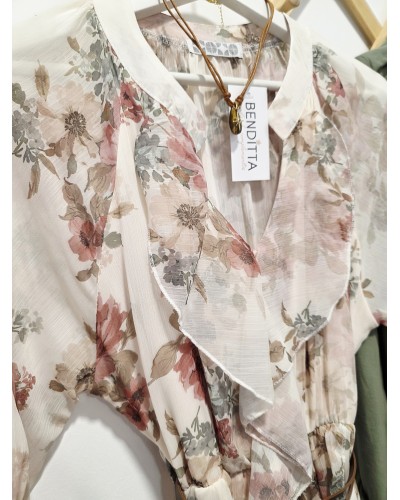 Vestido Floral / Volantes