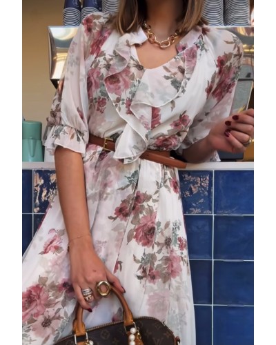 Vestido Floral / Volantes