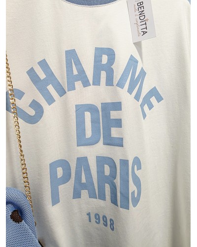 Camiseta Charme París Azul