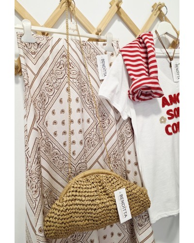 Bolso Cierre / Rafia