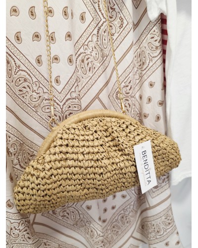 Bolso Cierre / Rafia