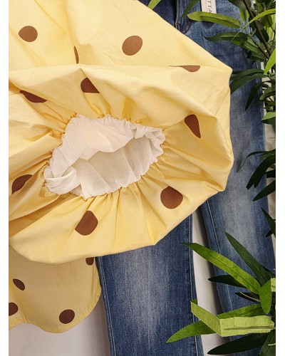 Blusa Lunares / Lazada Amarillo