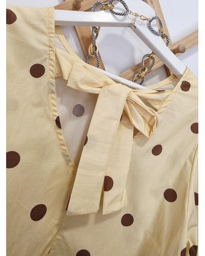 Blusa Lunares / Lazada Amarillo