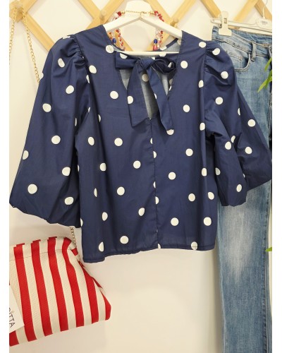 Blusa Lunares / Lazada Marino