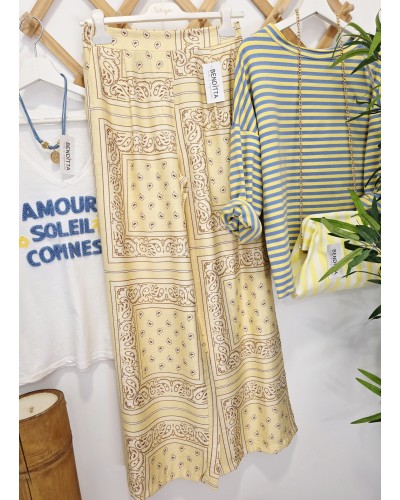 Pantalón Bandana Amarillo